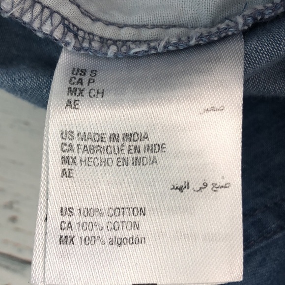 Style & Co Chambray Lightweight Drawstring Joggers Small - Picture 5 of 11